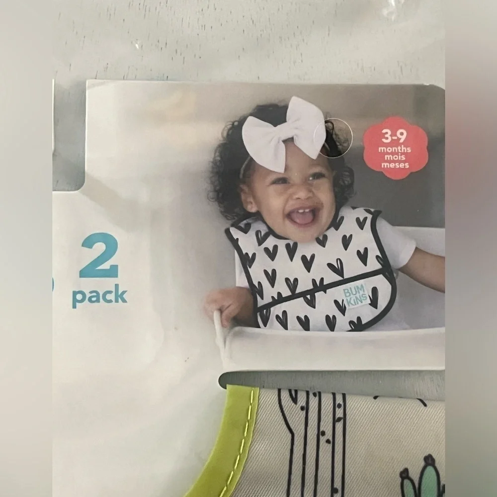 Bumkins Bibs, Set of 2, new!